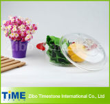 High Borosilicate Glass Round Food Storate Box with Glass Cover