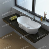 Color Sanitaryware Solid Surface Counter-Top Wash Basin/Sink (JZ9024)