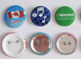 Fashion 25mm Diameter Round Tin Button Badges (WSB005)