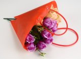 Plastic Flower Bags, Flower Carry Bags, Customized Printed Plants Carrier