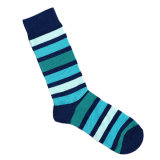 Green Gradient Stripe Socks