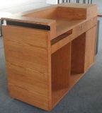 Wooden Checkout Counter, Reception Desk
