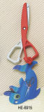 Colorful Stainless Steel Craft Scissor with Beautifull Plastic Handle (HE-6915)