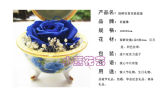 Uptodate Unique Business Gifts Preserved Flower Blue-White Porcelain 3-5 Years Life