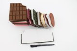 High Quality Plastic Chocolate Shaped Soft PP Cover Notebook (BK-055)