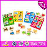 2015 Promotion Gift Educational Wooden Puzzle Toy, DIY Wooden Puzzle Toy for Children, Non-Smell Wooden Puzzle Toy Factory W14c232