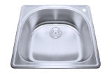 Top Mounted Stainless Steel Sink for Kitchen (A73-6)