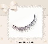 Hand Crafted False Eyelashes /Totally Handmade Lashes Special Tip Finished Synthetic Fiber #38