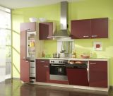 New Design Red Colour UV Faced Kitchen Furniture (FY5647)