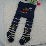 Full Terry Baby Tights with Cute Design Bt-09