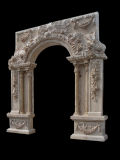 Stone Carving Arch, Door Surrounding, Stone Door Frame (DF317)