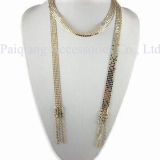 Meshed Chain Belt Necklace (PQNK8622)