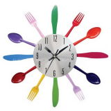 Colorful Wall Clock for Kitchen Decoration (T6817)