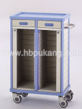 F-13-3 ABS Hospital Trolley for Record (50 shelves)