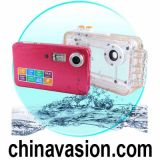 Waterproof 5MP Digital Camera (Red)