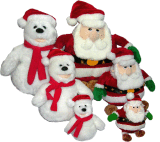 Plush Toys Snowman Santa Claus for Christmas Gifts Toys (GT-009539)