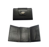 3folds Genuine Leather Lady's Wallet (K-721)