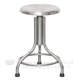 Stainless Steel Lab Stool with Adjustable Height (AUBI-LS-0034)