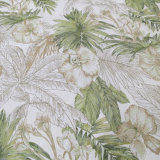 Tropical Rain Forest Plant Jacquard Woven Sofa Fabric
