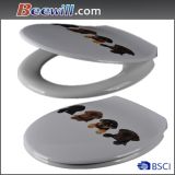 Decorative Style Toilet Seat with Quick Release