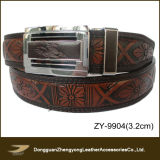 Fashion Embossed Genuine Leather Belt (ZY-9904)