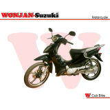 110cc, Cub Bike, Wonjan-Suzuk Engine, Gas Dieseal Motorcycle (V-black)