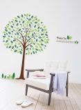 Ay955 Green Tree DIY Home Design Waterproof Decorative PVC Wall Sticker