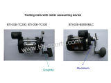 Trolling reels with meter accounting device