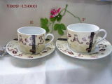 Porcelain Cup and Saucer (YD09-CS003)