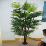 Artificial Palm Tree Bonsai with Large Sunflower Leaf