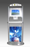 Height Adjustable Touch Screen Information Kiosk Stand
