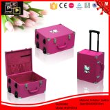 Cute Faux Leather Covered Pink Hello Kitty Suitcase