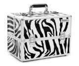Zebra Panel Aluminum Cosmetic Case (HX-L0925)