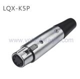 High Quality Audio Connectors 5-Pin Female XLR Connector with RoHS
