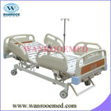 Three Crank Manual Patient Bed with ABS Handrail