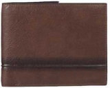 Men's Leather Bifold Wallet Flip up ID Window