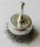 Cup Wire Brush Brush with Shank Crimped Wire