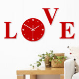 Acrylic Love Wall Clock