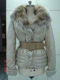 Wimen's Winter Coat with Fur Collar (F08543)