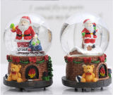 Polyresin Christmas Decoration Gift Water Globe