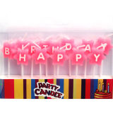 Pink Birthday Letter Candles (ZMC0048)