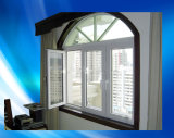 Energy Saving Double Plastic Vinyl PVC / UPVC Casement Glass Window