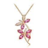 New Design Dragonfly Austria Crystal Necklace Fashion Jewellery