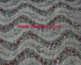 Embroidery Fabric with Sequin -Flk237