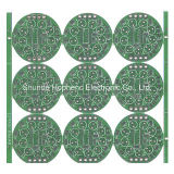 Round Green HASL Fr4 LED PCB Circuit Board