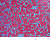Fashion Decorative Pattern Red Print Polyester Fabric