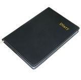 A5 Black PU Leather Soft Cover Business Notebook