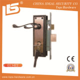 Aluminum Handle Iron Plate Mortise Lockset (0134EY)