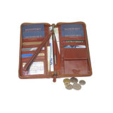 Genuine Leather Travel Passport Holder Wallet