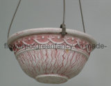 Fiber-Clay Vintage Bowl Flower Pot (hanging0865) (9